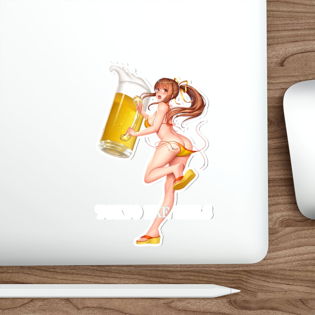 Tokyo EXE Girls Gaien Nozomi Bikini Sticker - Ecchi Waterproof Decal