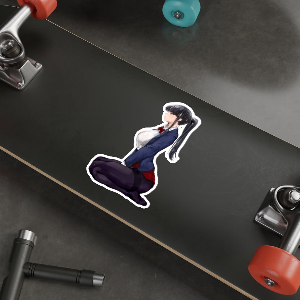 School Girl Komi Shouko Waterproof Sticker - Ecchi Vinyl Decal