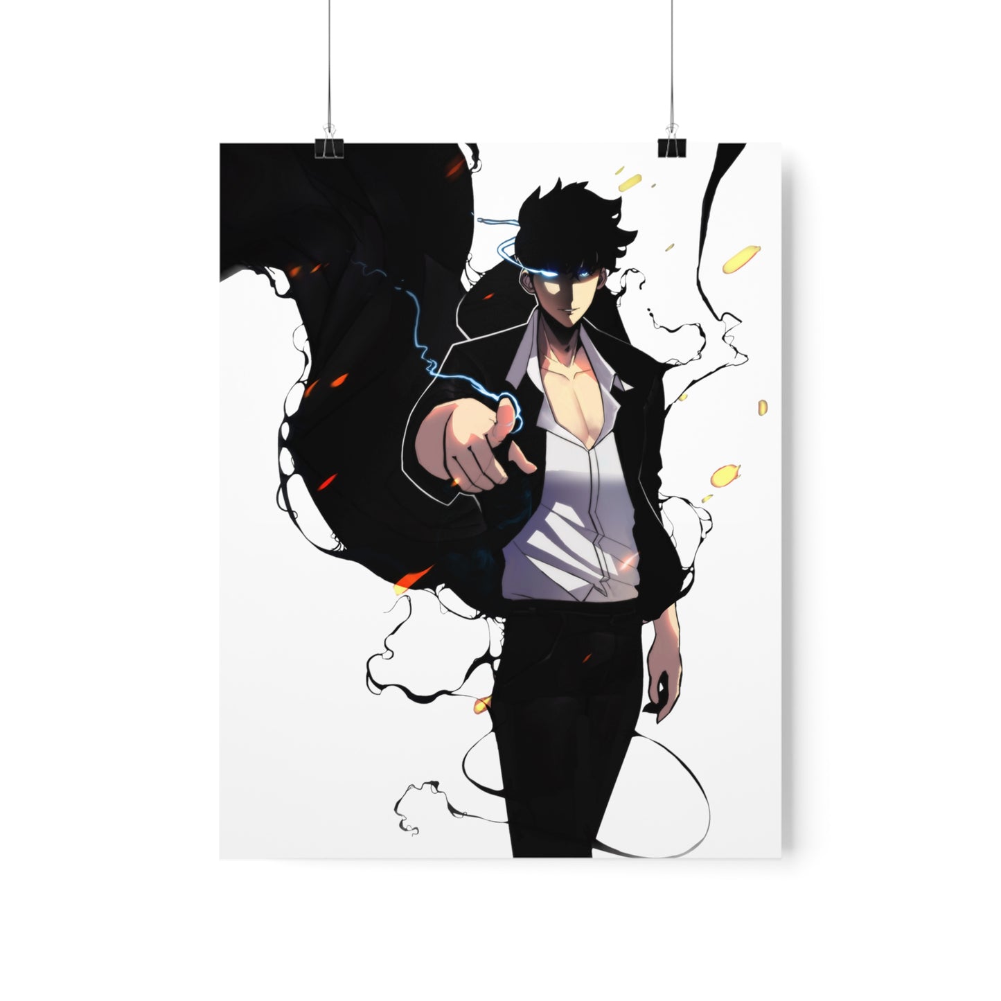 Solo Leveling Poster - Premium Matte Vertical Poster - Sung Jin Woo Anime Manga Poster