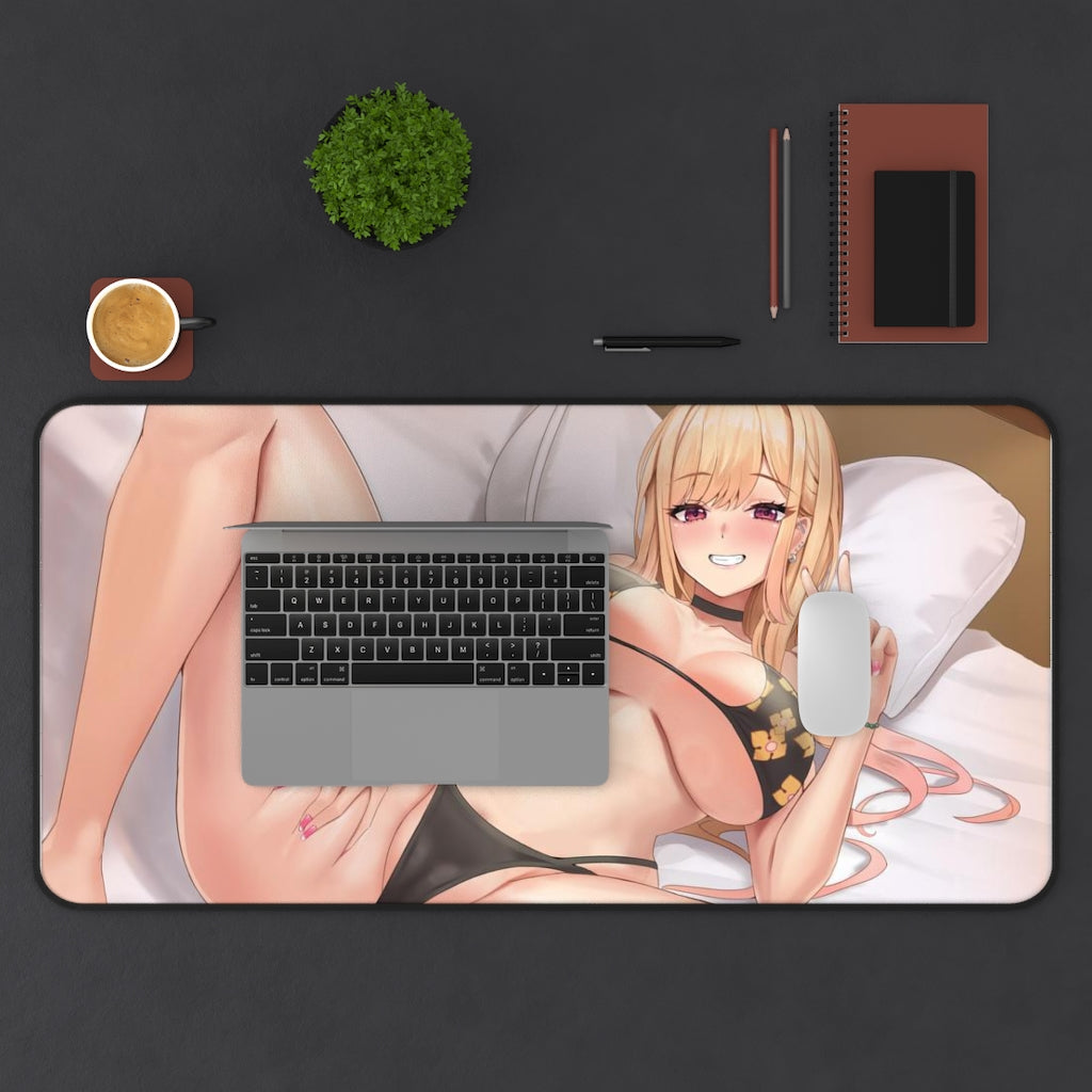 Big Tits Marin Bikini Sexy Cosplay Doll Desk Mat - Lewd Mousepad - Anime Girl Playmat