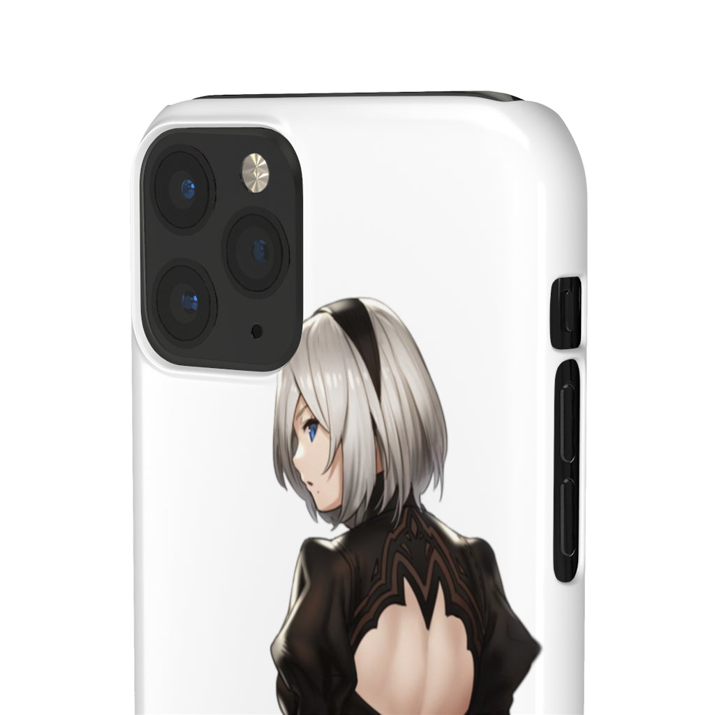 2B Anime Phone Case - Nier Automata Kawaii Aesthetic Snap Case