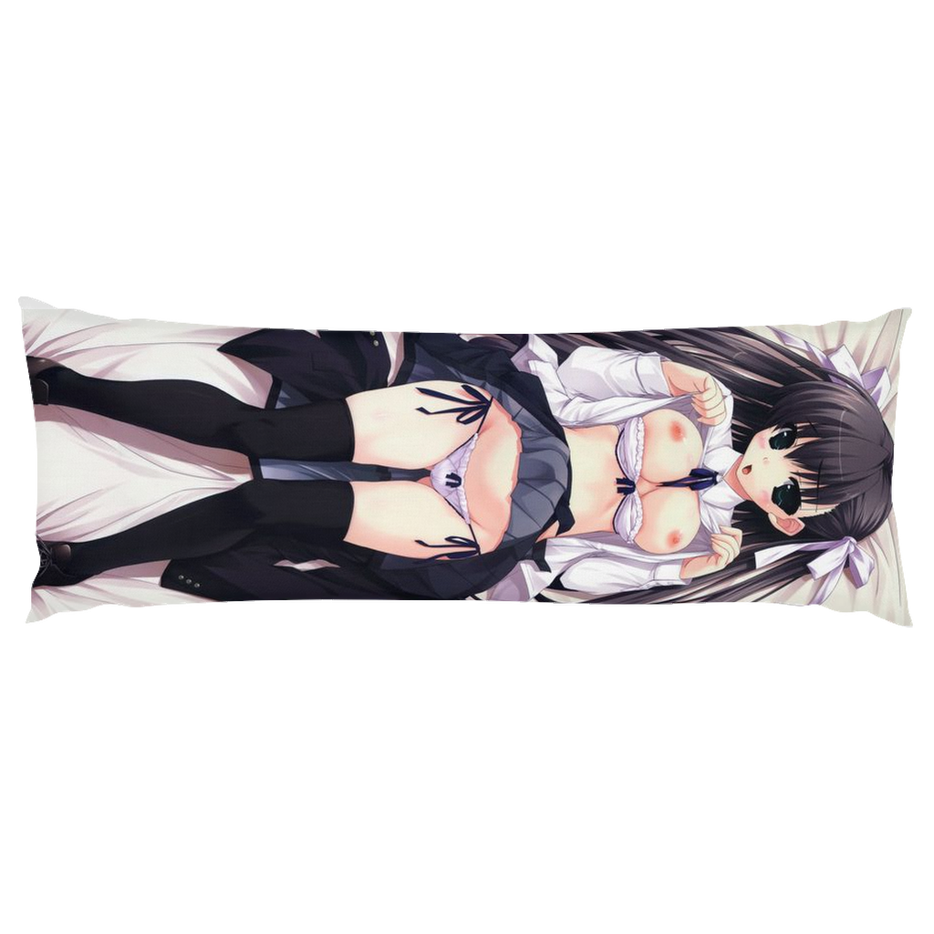 Dakimakura Ecchi Anime Body Pillow Long Haired Schoolgirl