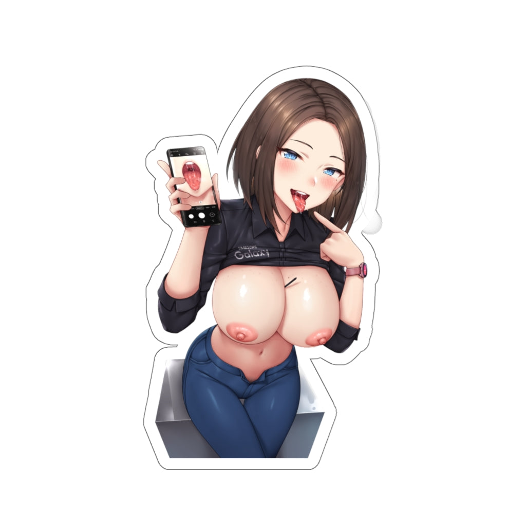 Sam Samsung Virtual Assistant Waterproof Sticker - Ecchi Vinyl Decal