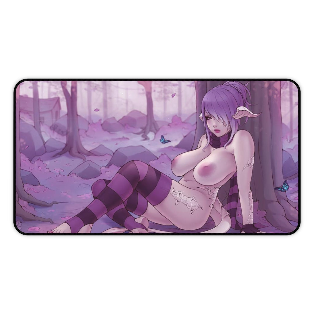 Thick Nude Avatar Final Fantasy 14 Desk Mat - Non Slip Mousepad