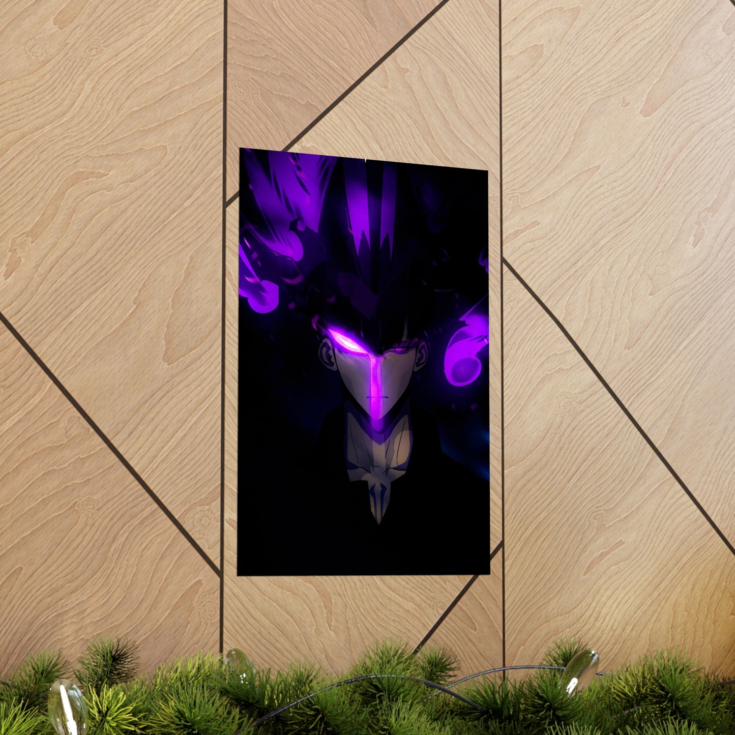 Solo Leveling Poster - Premium Matte Vertical Poster - Shadow Monarch Anime Wall Art Decor