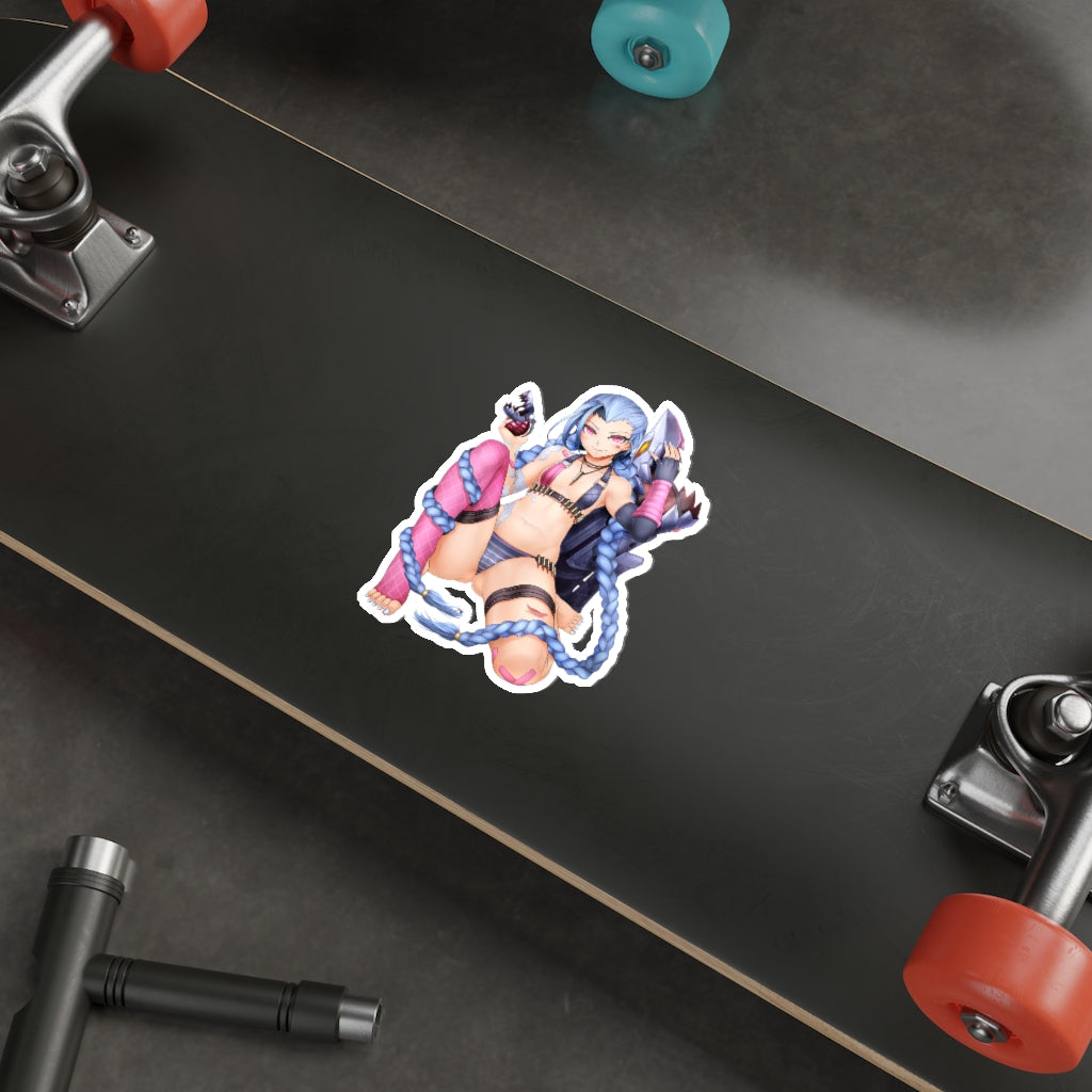 Arcane Jinx Sexy Bikini Waterproof Sticker - League of Legends Ecchi Decal