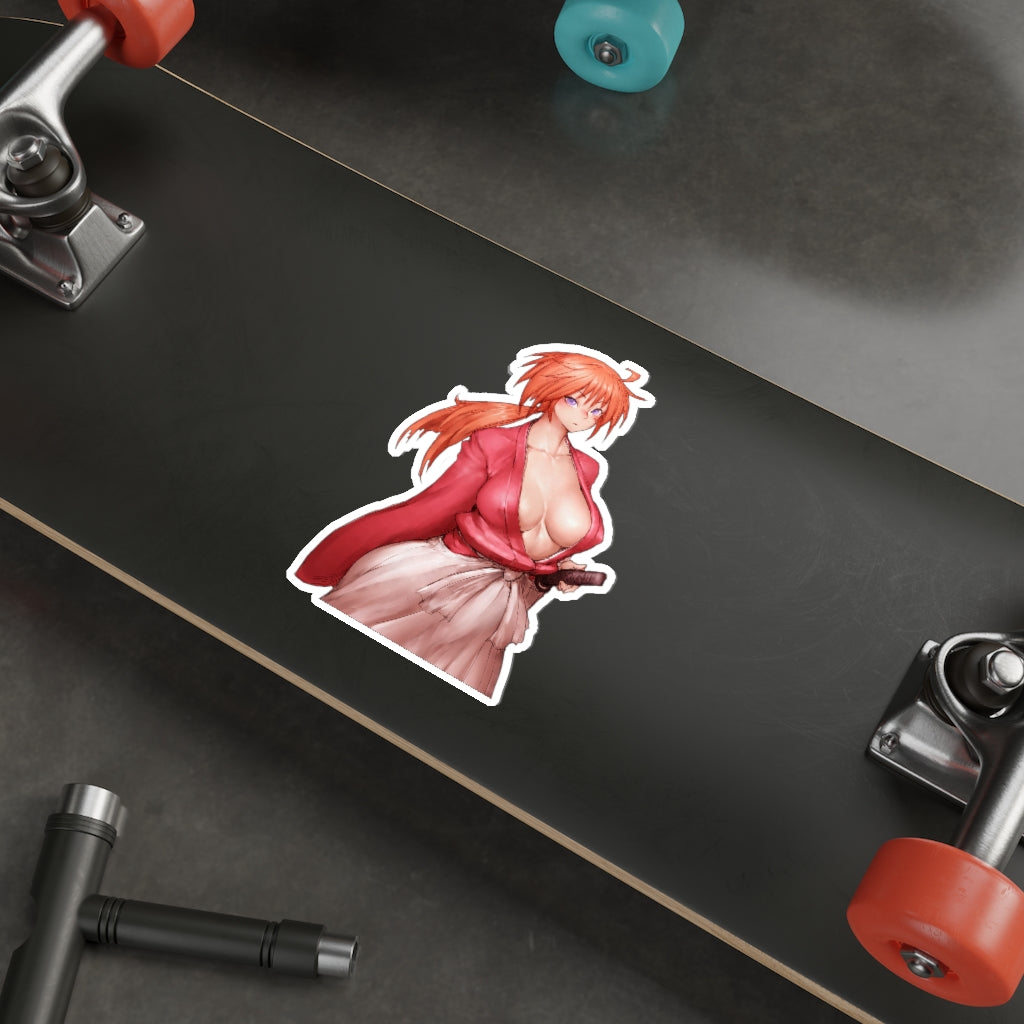 Sexy Female Kenshin Himura Waterproof Sticker - Ecchi Vinyl Decal