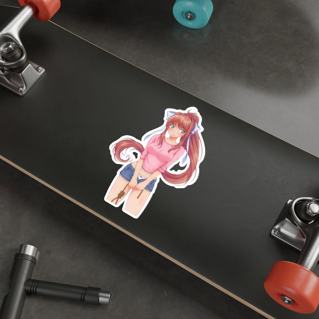 Doki Doki Literature Club! Monika Waterproof Sticker - Anime Waifu Vinyl Decal