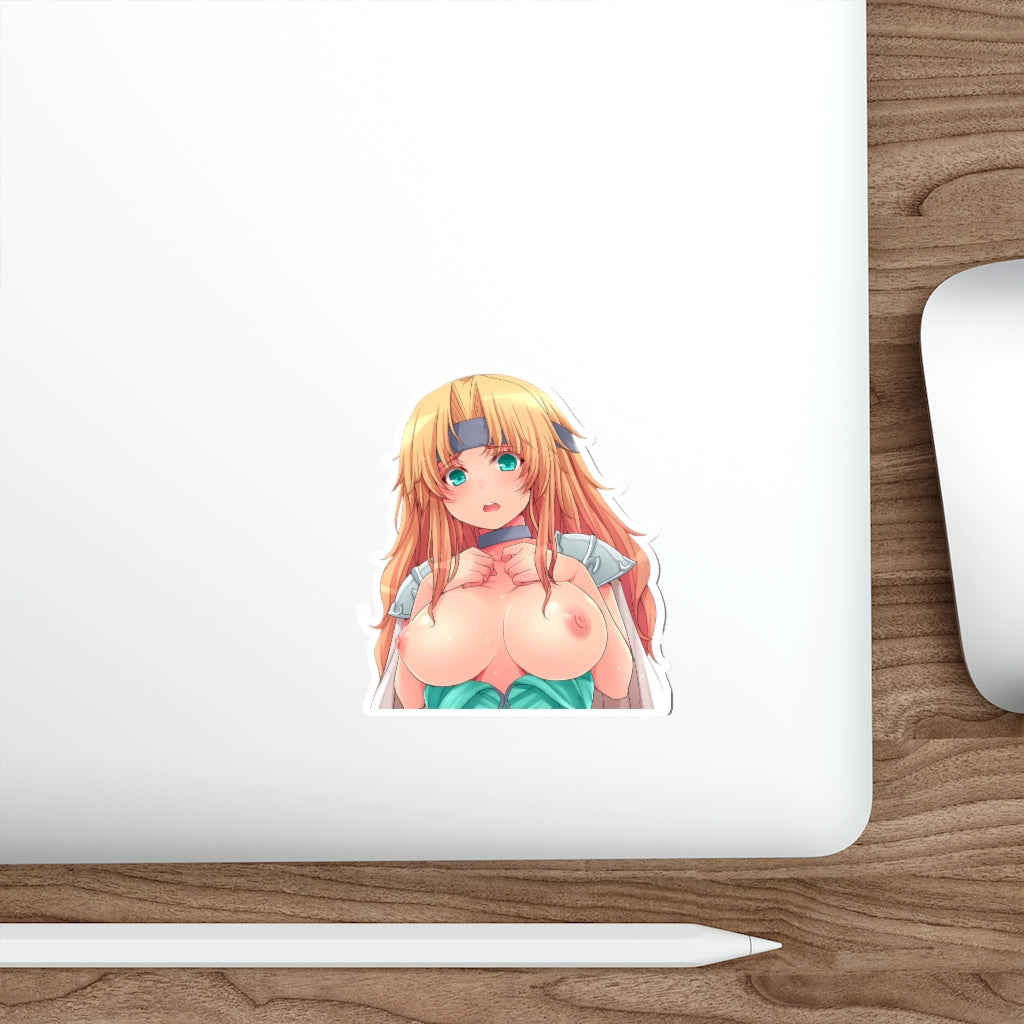 Final Fantasy 6 Topless Celes Chere Waterproof Sticker - Ecchi Vinyl Decal