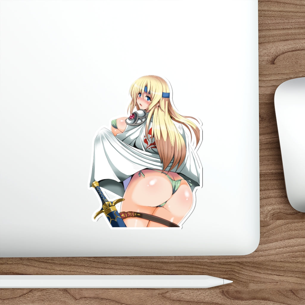 Final Fantasy 6 Huge Ass Celes Chere Waterproof Sticker - Ecchi Vinyl Decal