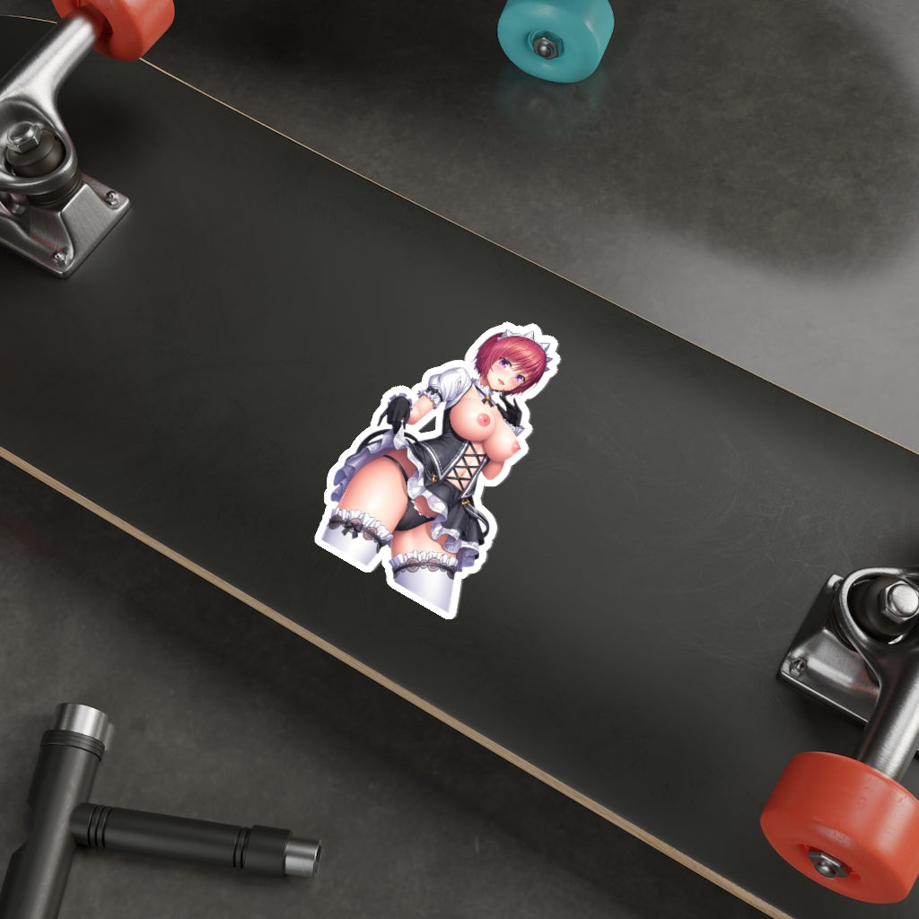 Topless Maid Nel Zelpher Star Ocean Waterproof Sticker - Ecchi Vinyl Decal