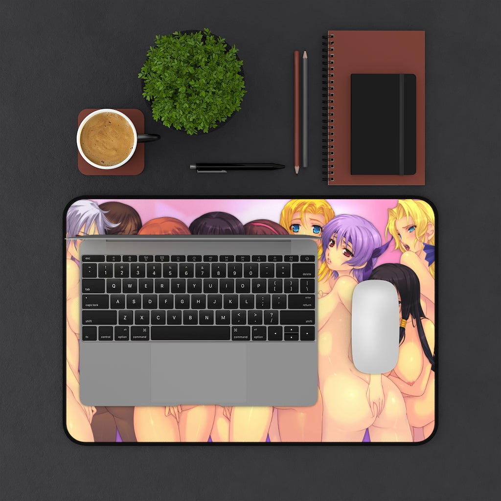 Dead or Alive Nude Waifus Desk Mat - Lewd Mousepad - Sexy Gaming Girls Playmat