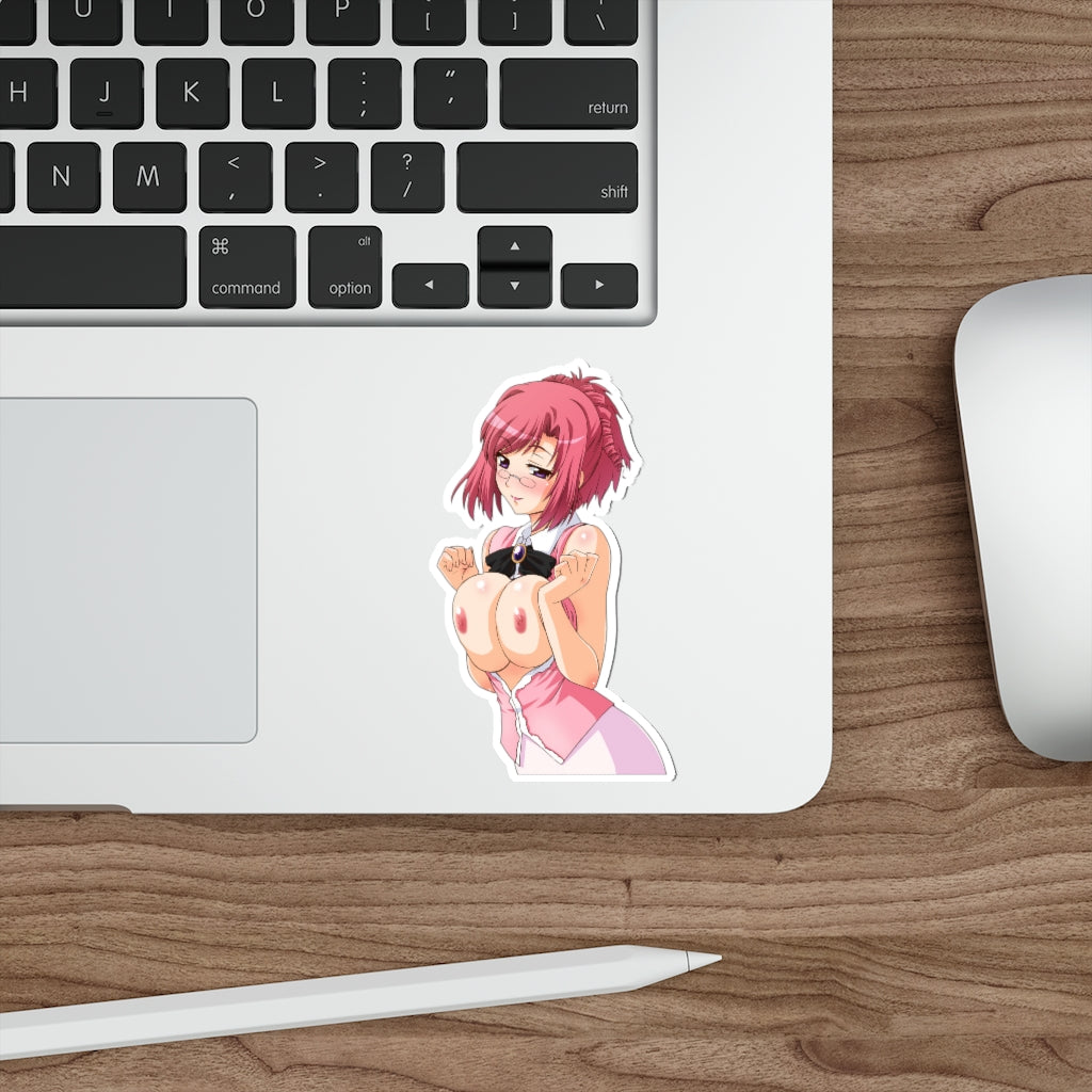 Big Tits Kazami Mizuho Onegai Teacher Waterproof Sticker - Ecchi Vinyl Decal