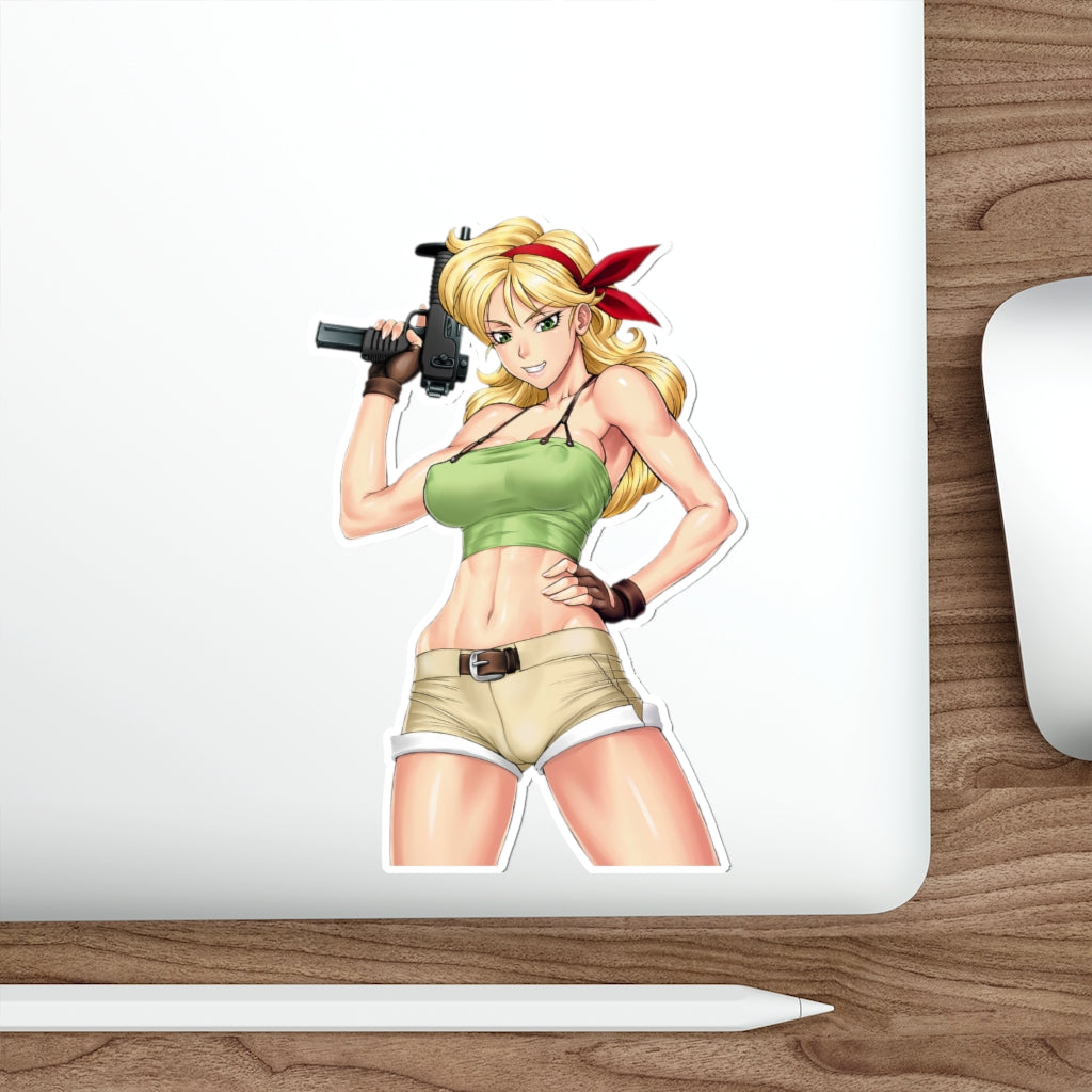 Transformed Blonde Lunch Dragon Ball Waterproof Sticker - Ecchi Vinyl Decal