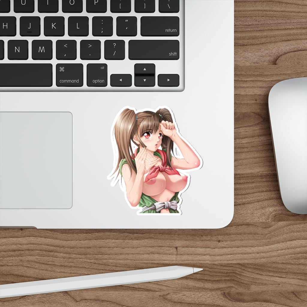 Dragon Quest 3 Sexy Martial Artist Waterproof Sticker - Ecchi Vinyl Decal