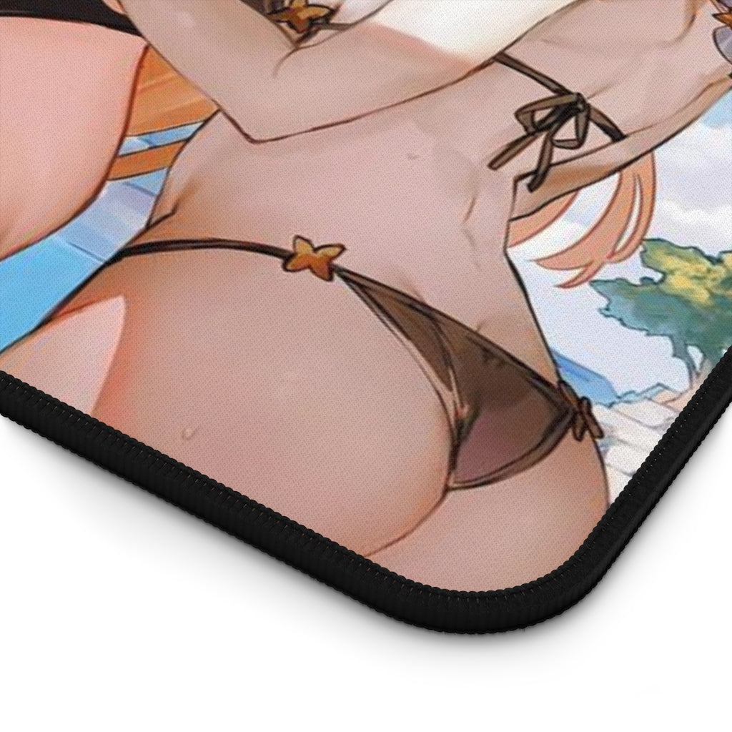 Atelier Ryza Sexy Mousepad - Bikini Waifus Desk Mat - Ecchi Gaming Playmat