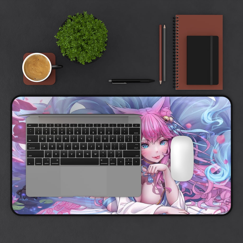 Sexy Ahri Mousepad Doujin - LoL Desk Mat - Big Gaming Mouse Pad - MTG Playmat