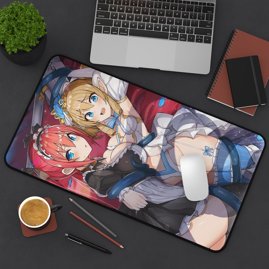 Airi and Ymir Queen's Blade Lewd Tentacle Mousepad - Gaming Playmat