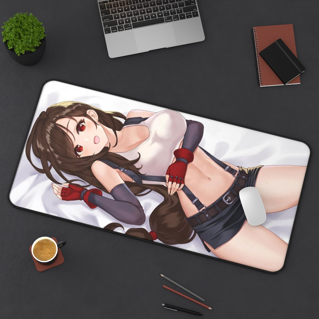 Tifa Lockhart Desk Mat - Large Kawaii Mousepad - MTG Playmat