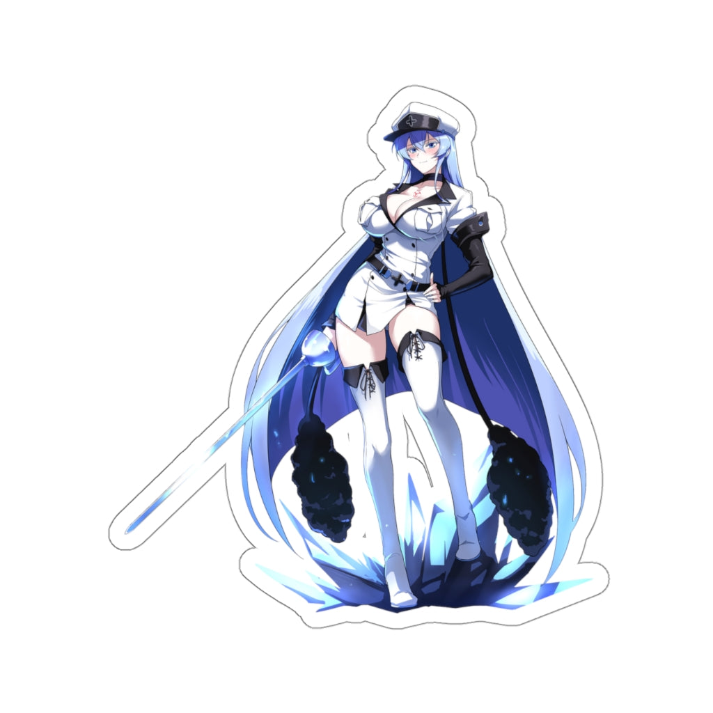 Akame Ga Kill General Esdeath Waterproof Sticker - Ecchi Vinyl Decal