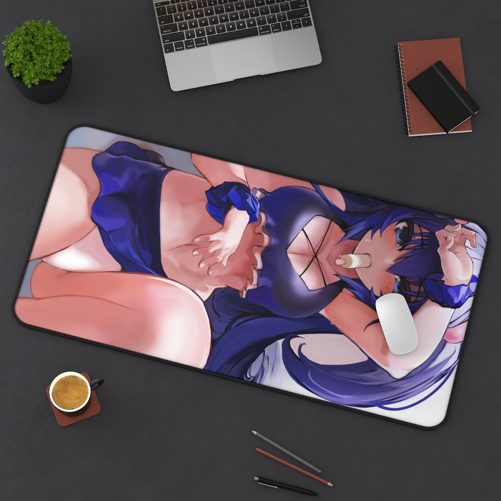 Sexy Kuro Bomber Girl Bomberman Desk Mat - Non Slip Mousepad