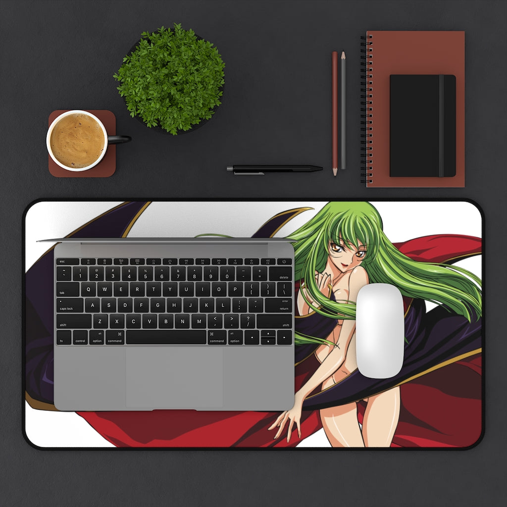 Sexy CC Cape Code Geass Gaming Desk Mat - Anime Mousepad - Sexy Girl Playmat