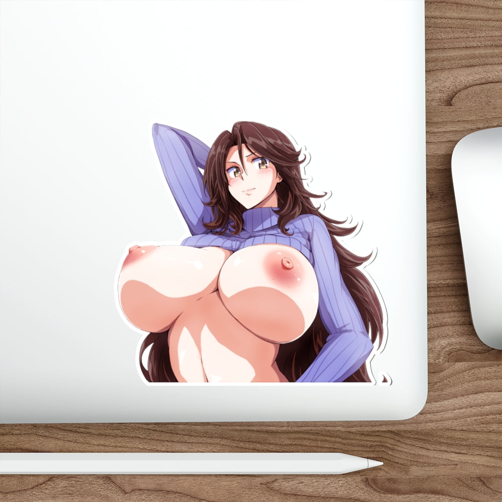 Gundam Sumeragi Lee Noriega Nude Tits Waterproof Decal - Anime Boobs Ecchi Vinyl Sticker