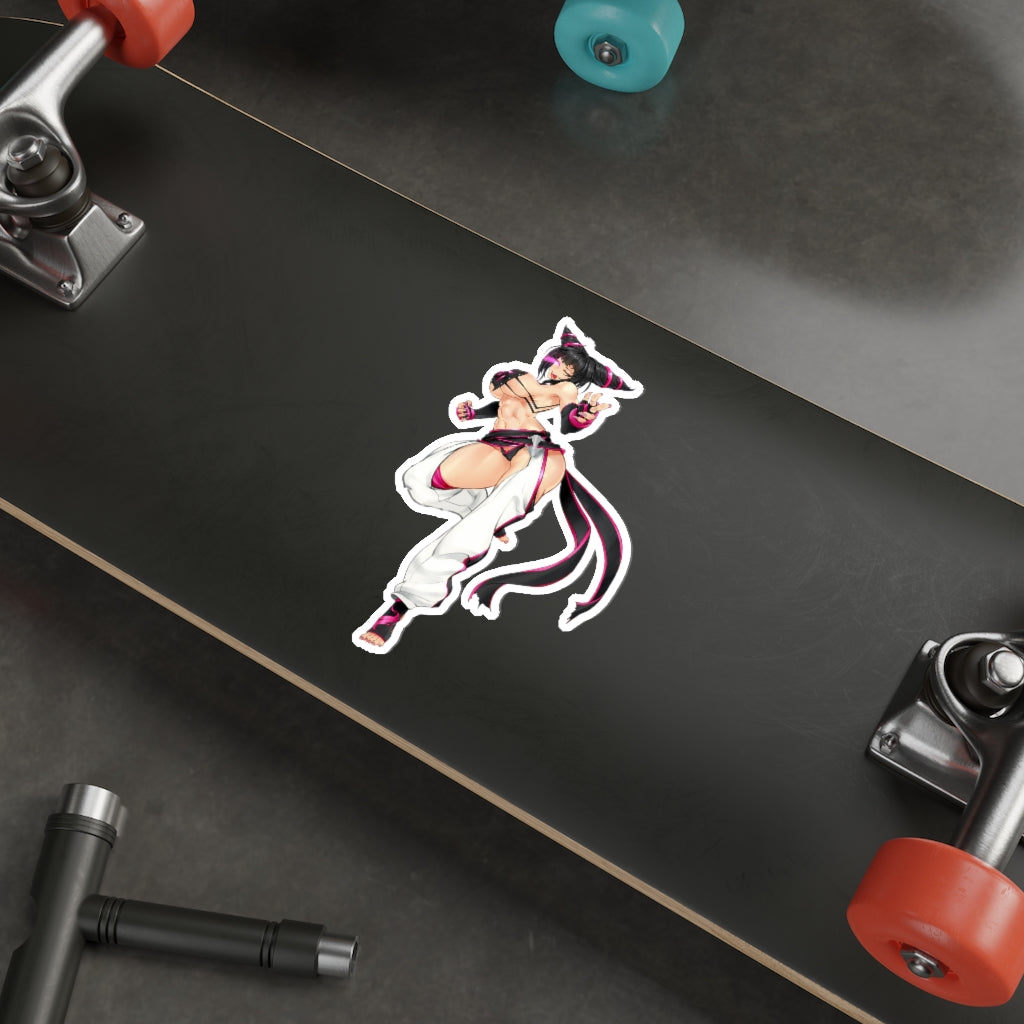 Sexy Han Juri Street Fighter Waterproof Sticker - Ecchi Vinyl Decal