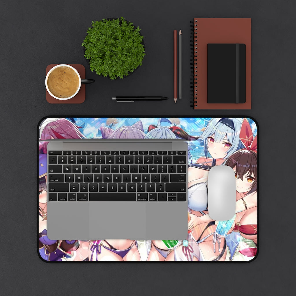 Genshin Impact Anime Mousepad Doujin - Desk Mat - Big Gaming Mouse Pad - MTG Playmat