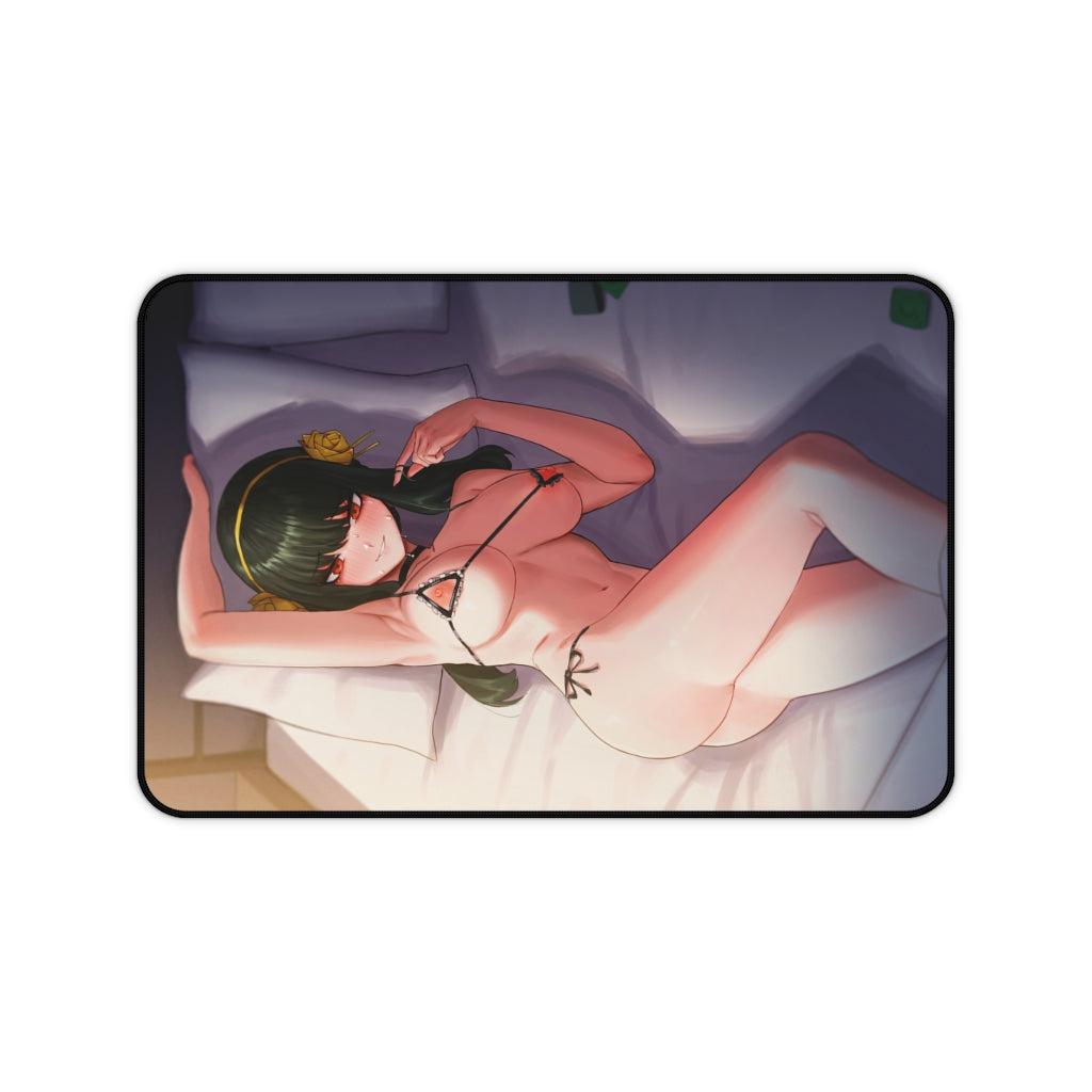 Spy x Family Yor Forger Sexy See Through Lingerie - Non Slip Mousepad - Sexy Girl Playmat