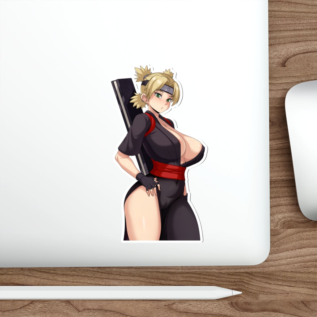 Big boobs Temari Waterproof Sticker - Ecchi Vinyl Decal