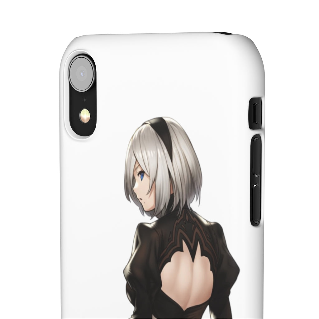 2B Anime Phone Case - Nier Automata Kawaii Aesthetic Snap Case