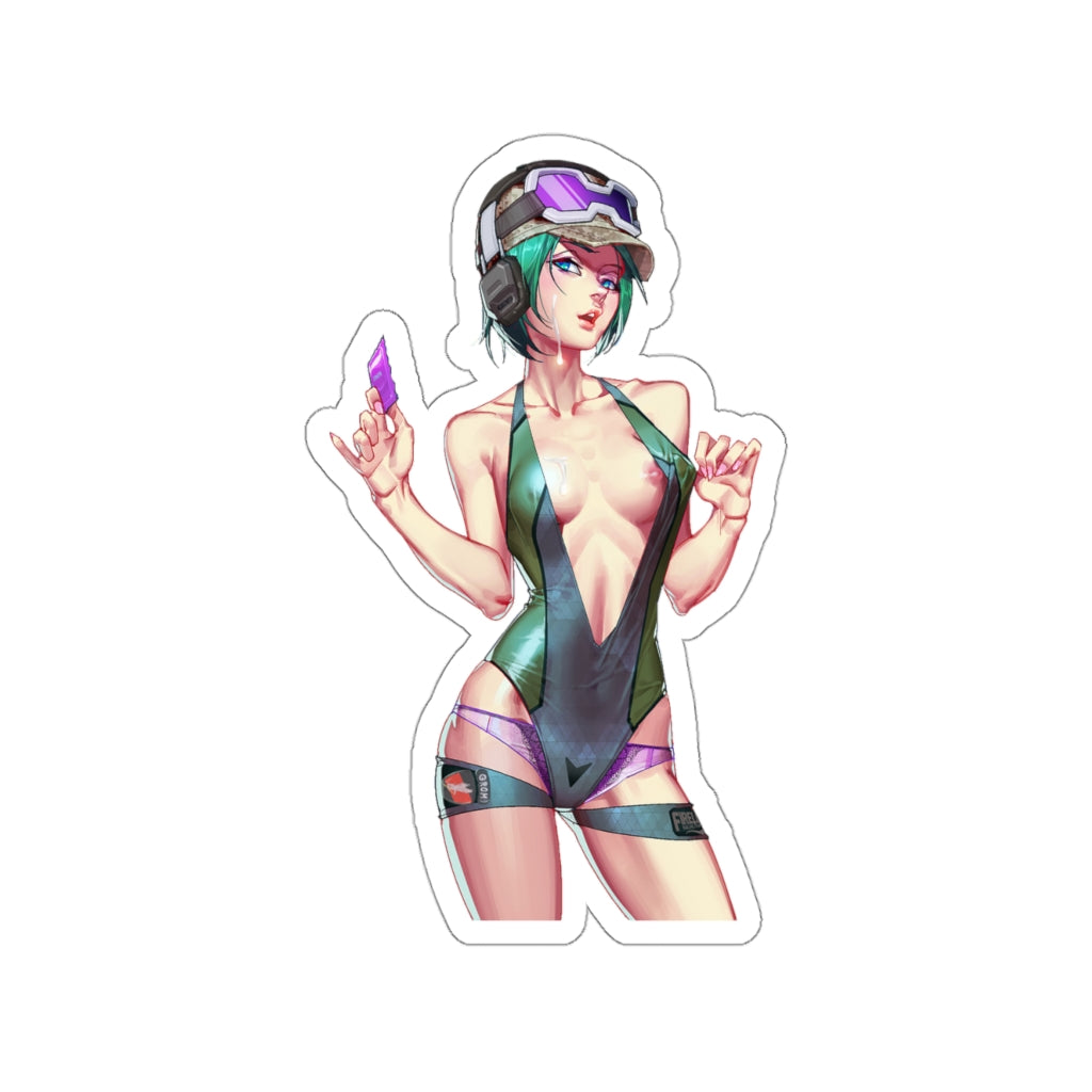 Rainbow Six Siege Sexy Swimsuit Ela Waterproof Sticker - Ecchi Vinyl Decal