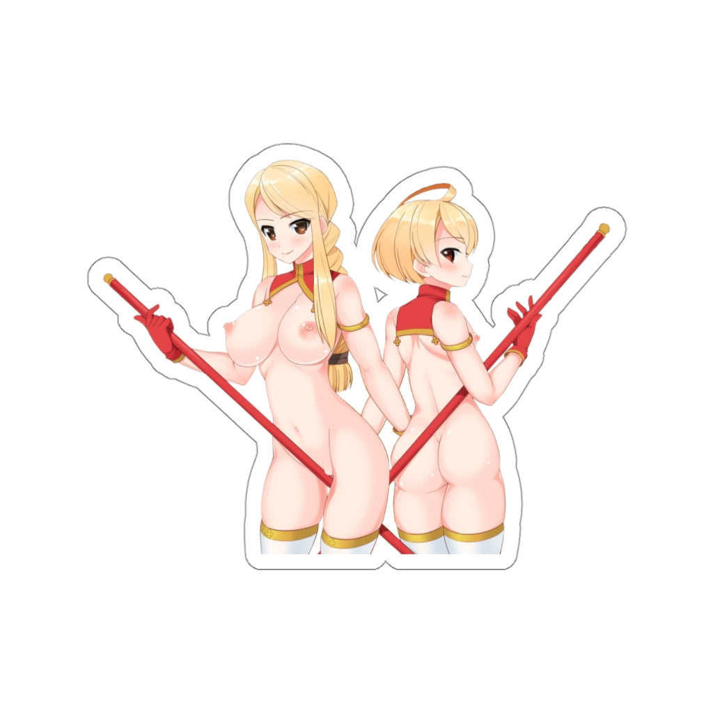 Final Fantasy Tactics Nud Agrias Oaks and Ramza Beoulve Waterproof Sticker - Ecchi Vinyl Decal