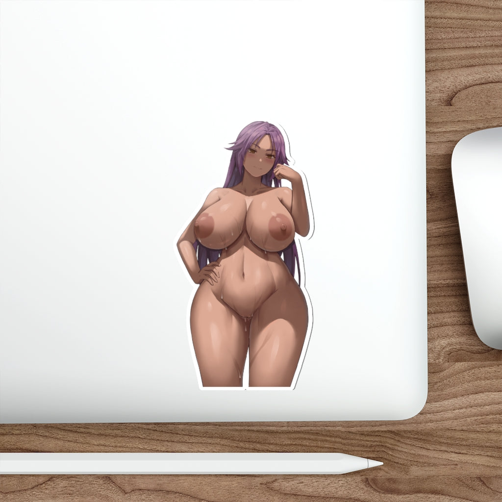 Thick Nude Shihouin Yoruichi Bleach Waterproof Sticker - Ecchi Vinyl Decal