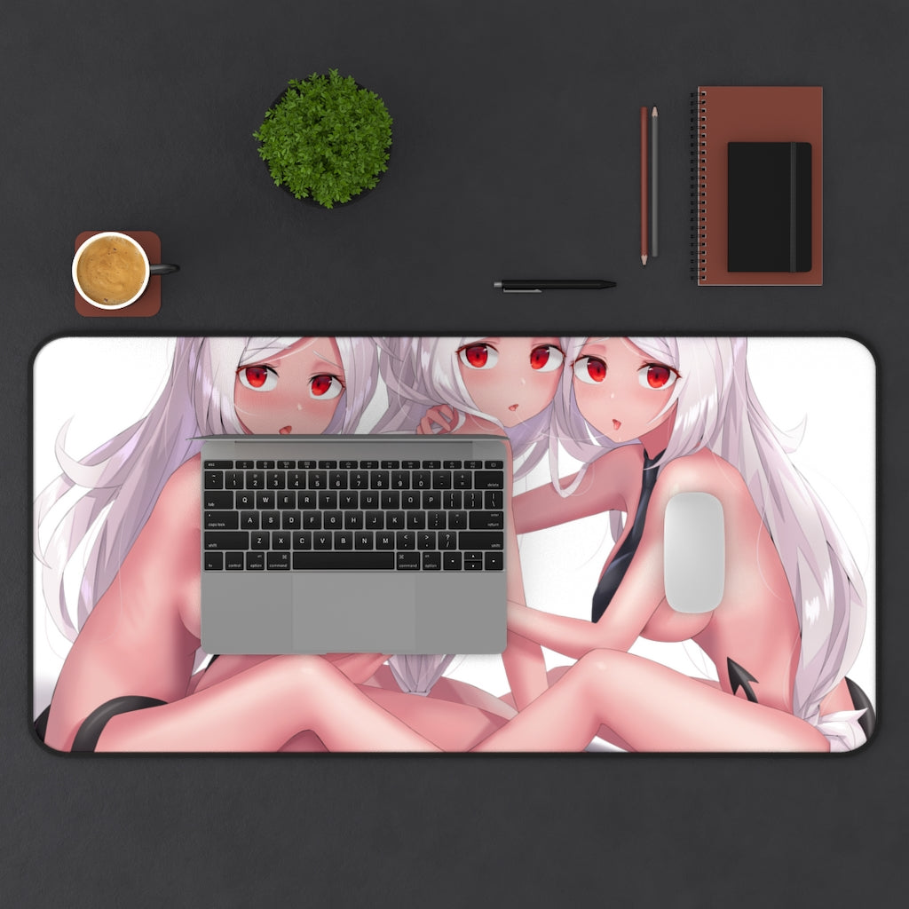 Helltaker Sexy Mousepad - Nude Cerberus Desk Mat - Ecchi Playmat