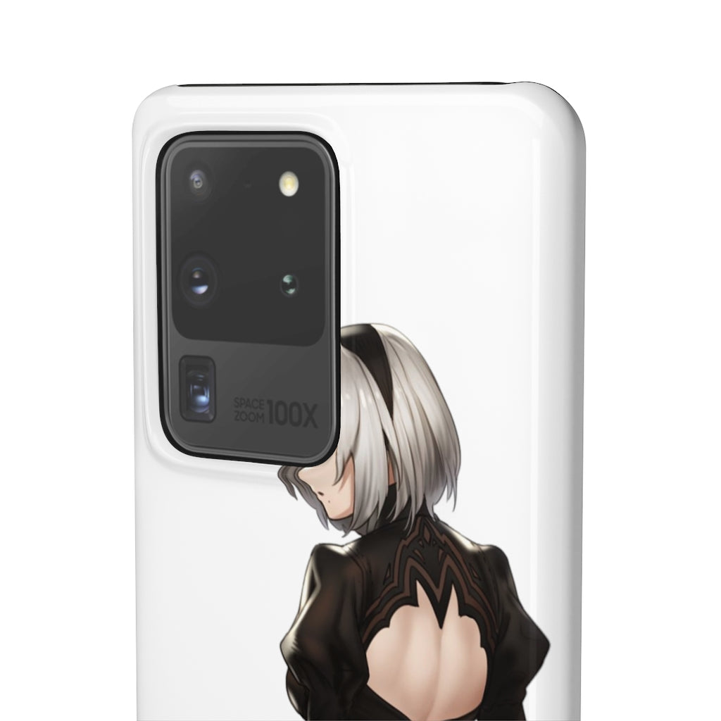 2B Anime Phone Case - Nier Automata Kawaii Aesthetic Snap Case