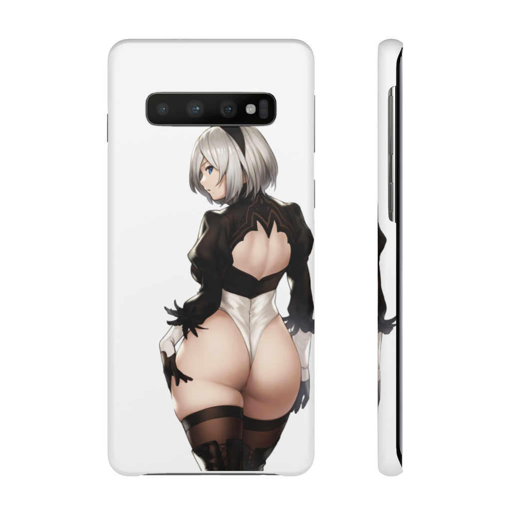 2B Anime Phone Case - Nier Automata Kawaii Aesthetic Snap Case