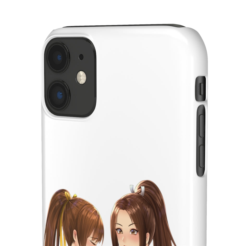 Oppai Anime Phone Case - Kawaii Aesthetic Snap Case - iPhone 13