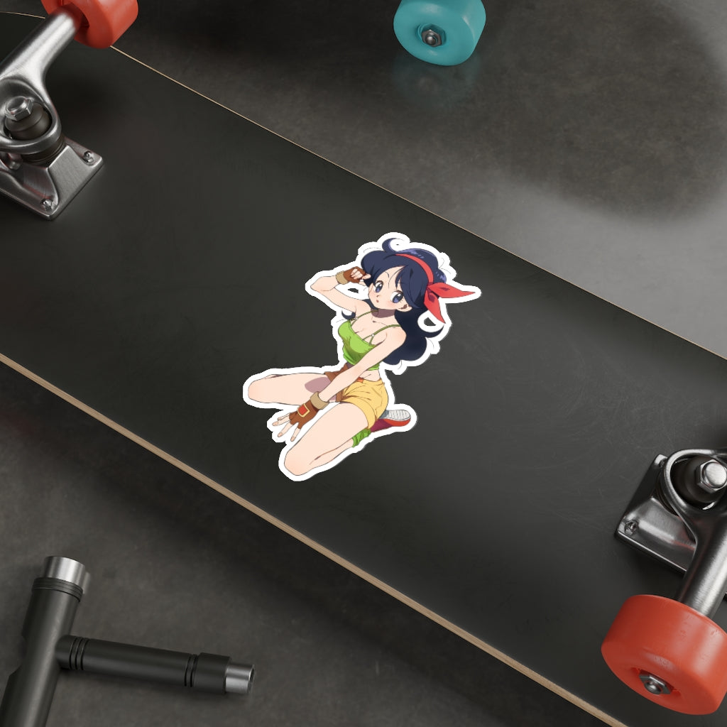 Dragon Ball Waterproof Sticker - Brunette Lunch Ecchi Vinyl Anime Decal