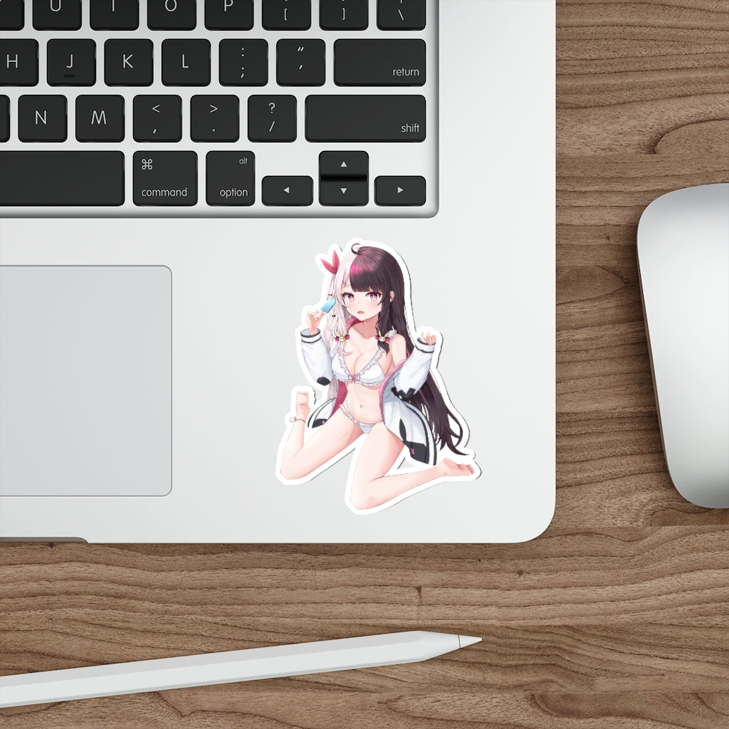 Nijisanji Sexy Vtuber Yorumi Rena Waterproof Sticker - Ecchi Vinyl Decal