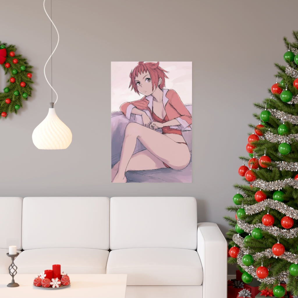 Souya Akira Dragonaut Poster - Lewd Premium Matte Vertical Poster - Adult Wall Art