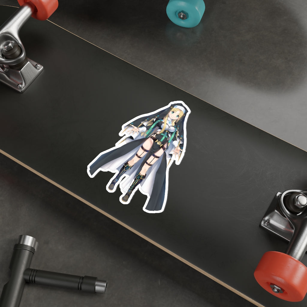 High School DxD Sexy Nun Asia Argento Waterproof Sticker - Ecchi Vinyl Decal