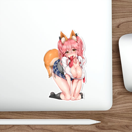 Fate Grand Order Waterproof Sticker - Tamamo No Mae Ecchi Vinyl Car Decal - Kitsune Sticker