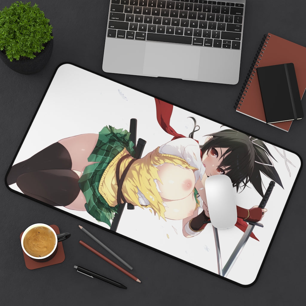 Senran Kagura Sexy Mousepad - Hot Tits Asuka Lewd Desk Mat - Ecchi Adult Playmat