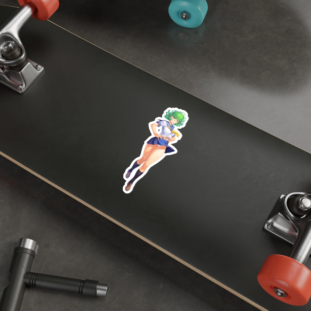 One Punch Man Tatsumaki School Girl Waterproof Sticker - Ecchi Vinyl Decal