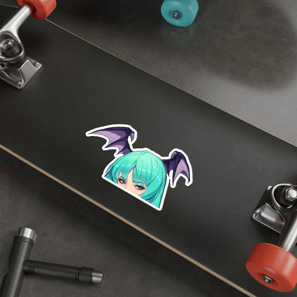 Morrigan Peeker - Anime Peeker Waterproof Sticker - Ecchi Vinyl Decal