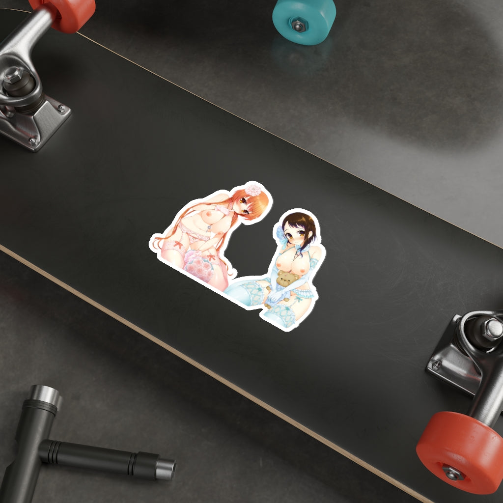 Topless Lingerie Onodera Kosaki And Tachibana Marika Nisekoi Waterproof Sticker - Ecchi Vinyl Decal