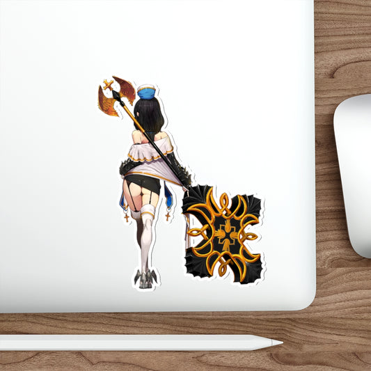 Sexy Female Priest Crusader Dungeon Fighter Online Waterproof Sticker - Ecchi Vinyl Decal