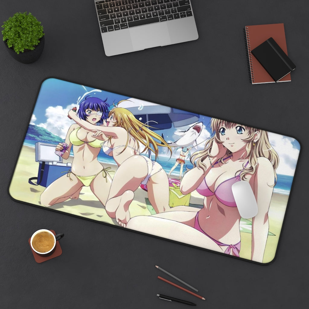 Ikkitousen Sexy Mousepad - Hot Bikini Waifus Desk Mat - Ecchi Playmat